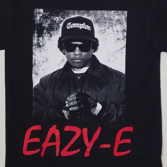 New "Eazy-E With Red Letters" Unisex Silkscreen T-Shirt. Available In Small–3XL - Picture 2 of 2